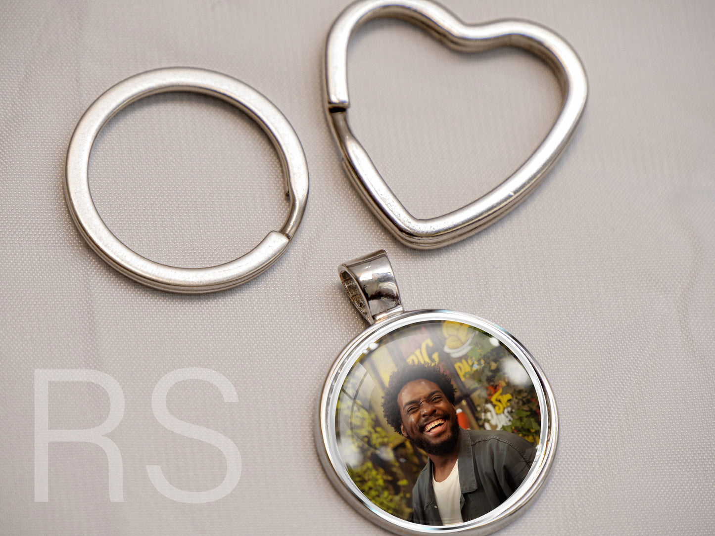 Porte clefs silver (25mm)