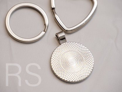 Porte clefs silver (25mm)