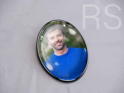 Broche noire (30x40mm)