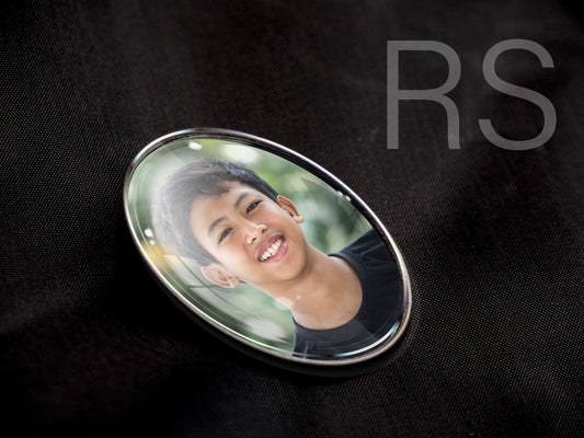 Broche en argent (30x40mm)